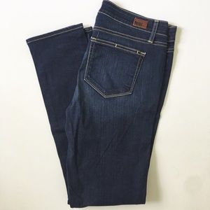Paige Skyline Skinny Dark Wash Jeans